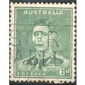 Australia stamps 1937 - SG183 - 1½d green - Kin...