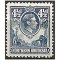Northern Rhodesia 1952 SG37 4 1/2d Blue Mounted...