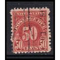 Used J86 50c Postage Due Barely Clears K1480