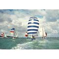 Yacht SOLENT BUTTERFLIES Postcard (J. Arthur Di...