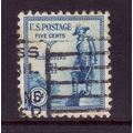 USA 1933 5c BLUE GEN KOSCIUSKO SG 733 FINE USED#5