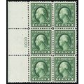 405, Mint NH VF/XF 1¢ Plate Block of Six * Stua...