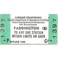 London Transport Edmondson Privilege Ticket - P...