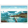ROUGH SEAS, BROADSTAIRS, KENT, ENGLAND, c1910/2...