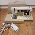 NEW HOME 632 UPHOLSTERY LEATHER FABRIC SEMI IND...