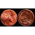 Australia One Cent 1971 Used. Coin Possum Queen...