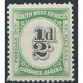 South West Africa 1931 D47 1/2d Black & Green P...