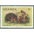 Uganda 1979 - SG308A - 1s multi - Lions With Cu...