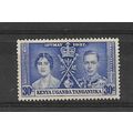 KUT.SG130 30c Bright Blue.Mounted Mint.May19b