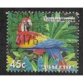 AUS 1994 45c 'AUSTRALIAN ZOO'S -SCARLET MACAW '...