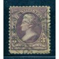 Used 268 3c Andrew Jackson Barely Clears M03475