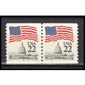 2115a 22c U.S. Flag Very Fine MNH CNP Left 1 PA...