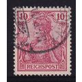 GERMANY 1899 GERMANIA REICHPOST 10pf USED SG55