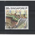 Singapore.SG626 20c Singapore River.Fine Used.J...
