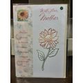 With Love, Mother - glitter card flower 2