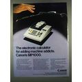 1974 Canon MP1000 Calculator Ad - Adding Addicts