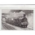 Locomotive near Abbey gardens Reproduction Post...