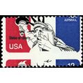 C87, Mint NH 18¢ Perfs Shifted Freak Error Airm...
