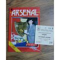 1984/85 Division 1 Programme & Ticket - Arsenal...