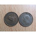 GB 1939 George VI Wren Farthing Coin