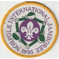 Scout Badge UK Jamboree - Norfolk (NorJam) 1995...