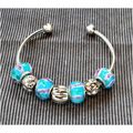 Contemporary Charm European Beads Silver Plated...