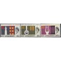 St Vincent 1966 UNESCO Set SG254-256 Mounted Mi...