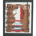 BERLIN -1972 20pf + 10 'HUMANITARIAN FUNDS' FIN...