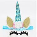 Unicorn Cake Topper Set 5-1/2" Tall X 4" Wide B...