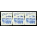 2257 10c Canal Boat Fine MNH Dry Gum PNC 1/3 R0197