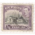 Cyprus 1938 - SG153 - 3/4pi black & violet - Pe...