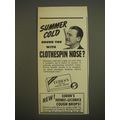 1944 Luden's Menthol Cough Drops Ad - Summer co...