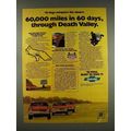 1976 Chevrolet Vega Car Ad - Death Valley