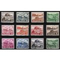 1950 Iceland - Sc# 257-268 used - scenic defini...