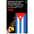 Political Cuban POSTER.World Solidarity with Cu...