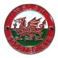 WELSH SCOOTERIST Wales Dragon MOD Metal Enamel ...
