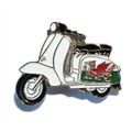 NEW Wales Welsh Dragon Flag Scooter MOD Metal S...