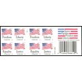 Four Flags - Freedom Flag Full Pane of 20 - Stamps