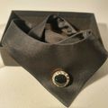 Santana Formal Accessories 100% Silk Black Coll...