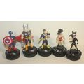 Whizkids Heroclix Lot of 5 Marvel & DC Comics F...