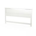 King size Contemporary Headboard in White Wood ...