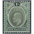 Southern Nigeria 1903 SG16 1s Green & Black Mou...
