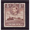 MALTA 1943 SG 218a 1/2d RED BROWN FINE USED #2