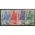 1940 4 different values - #294 fine used (o)