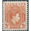 Nigeria 1941 SG52b 2 1/2d Orange Mounted Mint ....