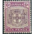 Jamaica 1911 SG44 6d Dull & Bright Purple Mount...