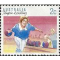 AUSTRALIA, SPORT, Tenpin Bowling, pink 1989, 2c