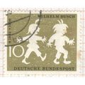 Germany stamps 1958 - SG1200 - 10pf olive and b...