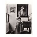 Vermeer Lady Standing At The Virginals Real Pho...