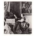 Vermeer Lady Seated At The Virginals Real Photo...